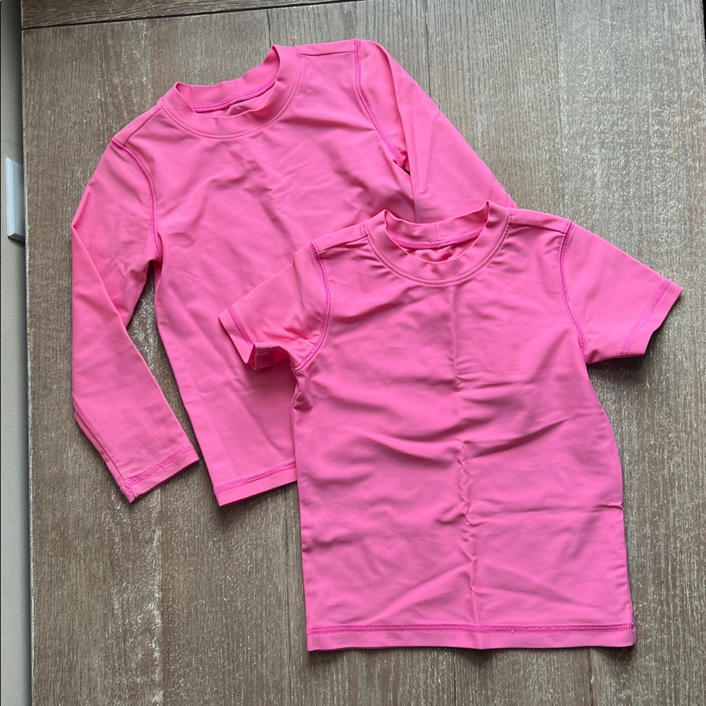 EUC Bundle of Primary Long Sleeve & Short Sleeve Rash Guard